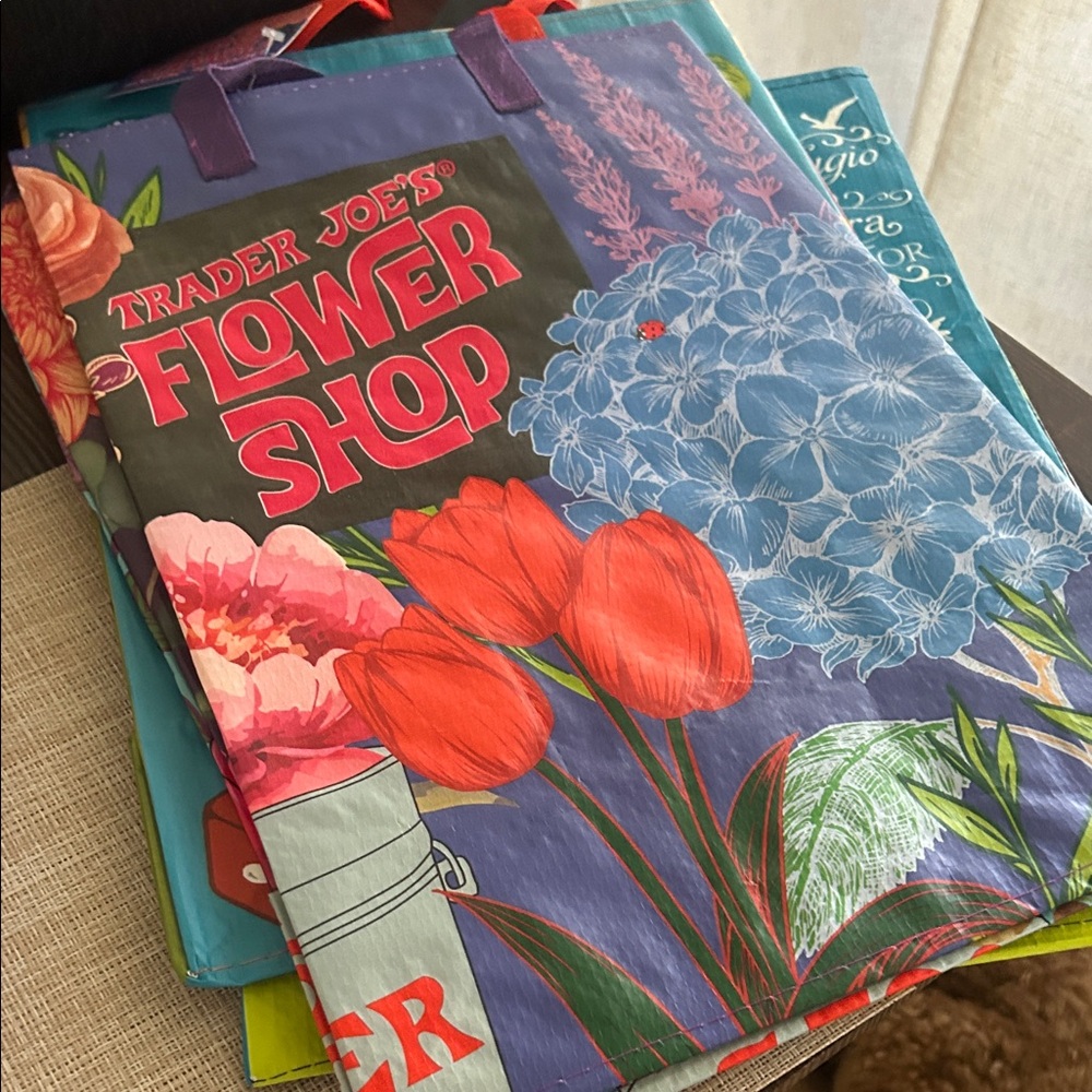 Trader Joe’s Floral Tote Bag